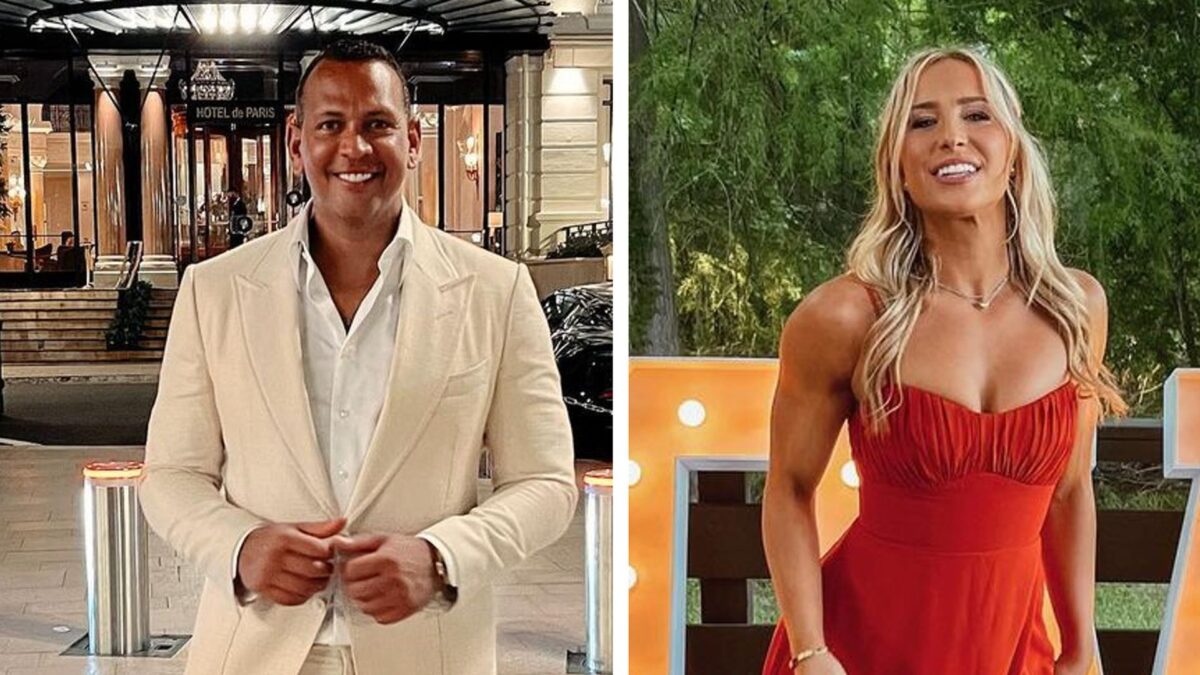Alex Rodriguez embrasse sa nouvelle flamme Kathryne à une fête !