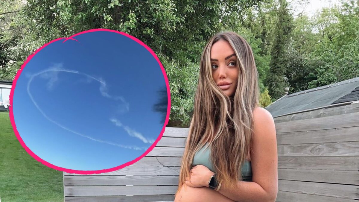Avec la fumée de l’avion : Charlotte Crosby révèle le sexe du bébé