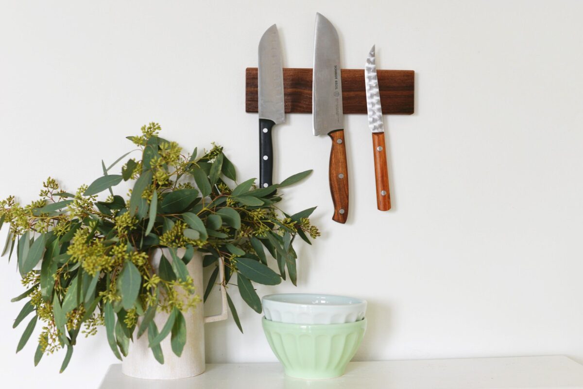 Le meilleur porte-couteau magnétique en bois bricolage pour votre cuisine