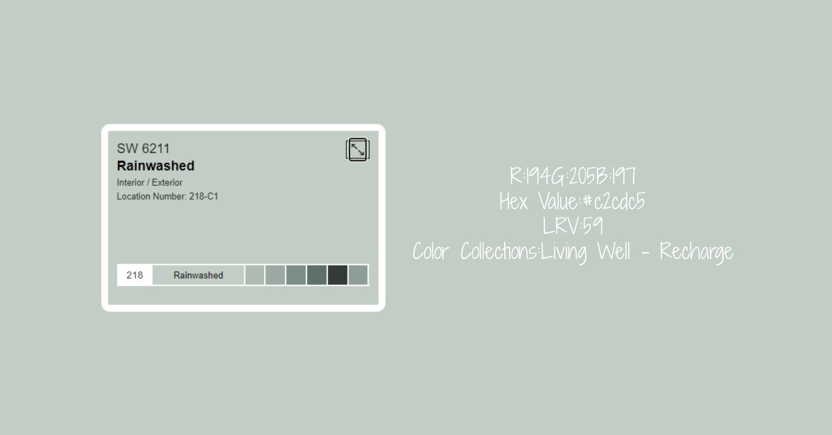 Sherwin Williams Rainwashed crée le meilleur espace calme