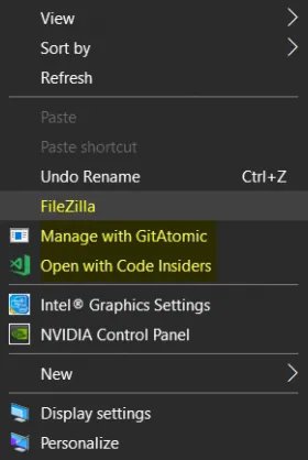 Comment ajouter une application au menu contextuel dans Windows 10