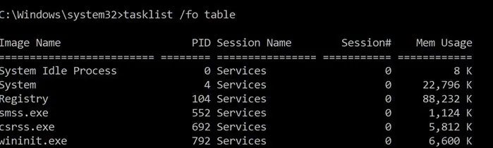 Comment tuer un processus à l’aide de la ligne de commande dans Windows 11/10