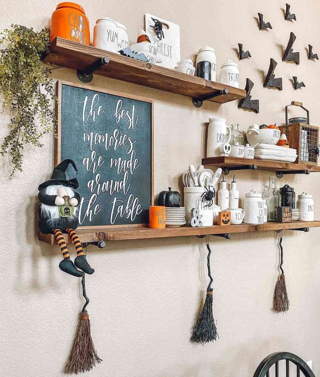 Idées de design et de décoration inspirantes avec des étagères flottantes