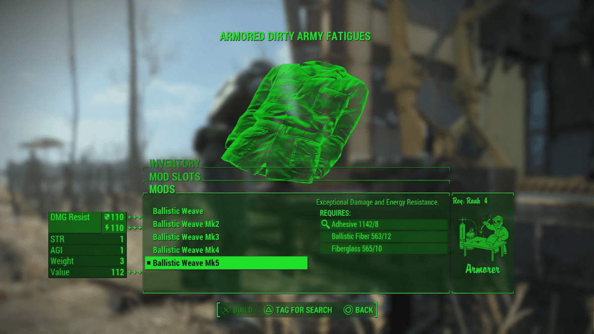 Comment obtenir du tissu balistique dans Fallout 4 ?