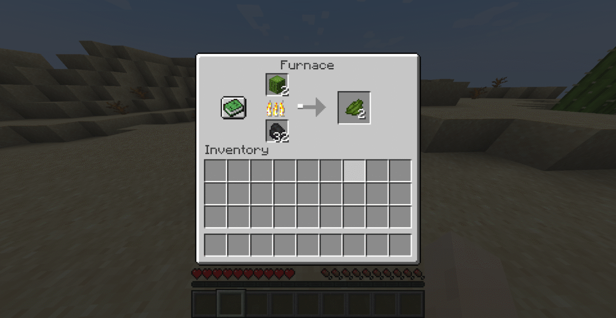 Comment faire de la teinture verte dans minecraft