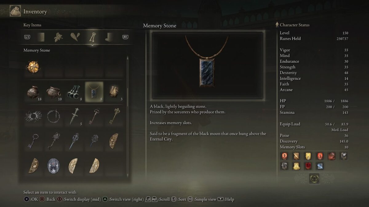 Comment utiliser l’Elden Ring of Memory Stone