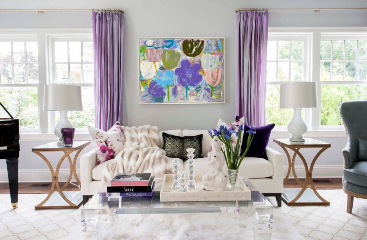 Une douzaine de façons sympas d&rsquo;apporter du violet dans votre maison