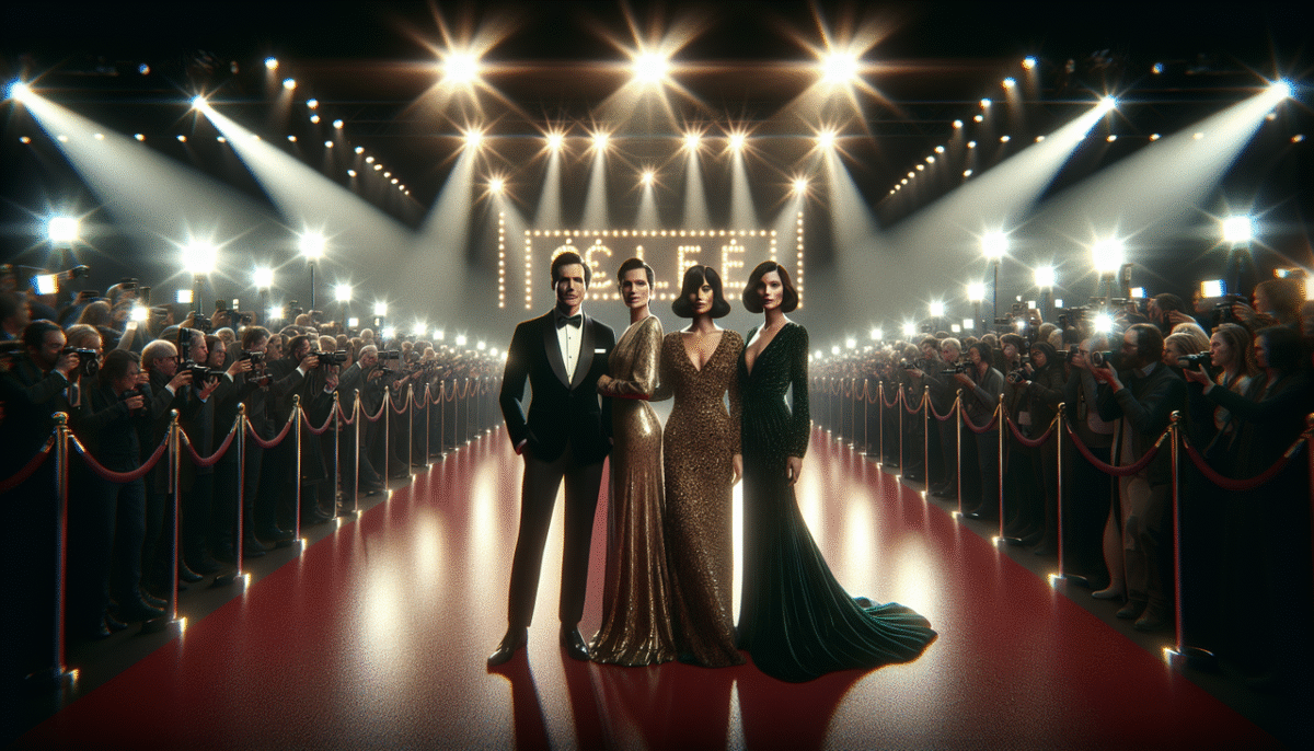 Célébrités Emma Stone, Ethan Hawke, Emilia Clarke sur tapis rouge.