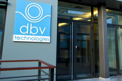 Écran de cotation affichant le cours de l'action DBV Technologies sur Euronext Paris