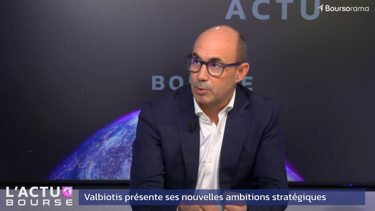 Graphique de cotation de l'action Valbiotis sur les marchés financiers