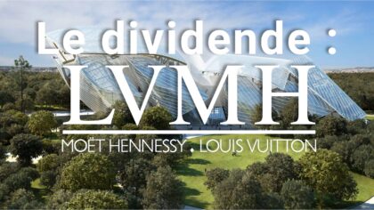 Graphique de cotation de l'action LVMH sur Euronext Paris